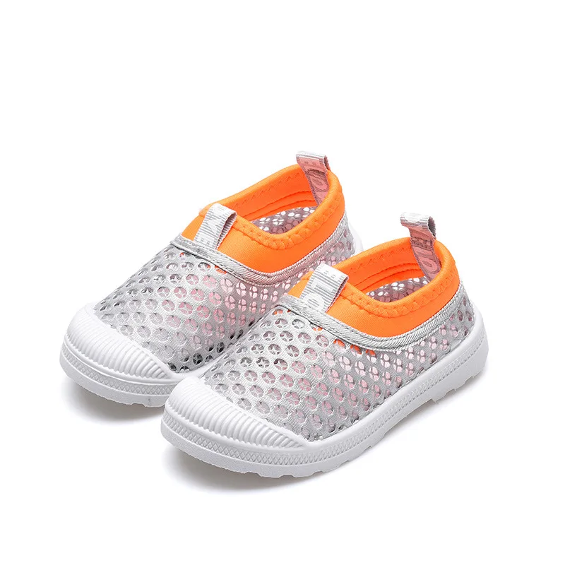 Tenis scarpe Casual per bambini nuova maglia estiva sandali sportivi traspiranti scarpe elastiche leggere per bambini scarpe da ginnastica con suola