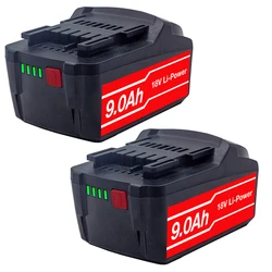 18V Li-ion Battery for Metabo Power Tool Drill screwdriver wrench saw for Metabo 18V 9000mah BSZ18  625592000 625591000 BS18LT