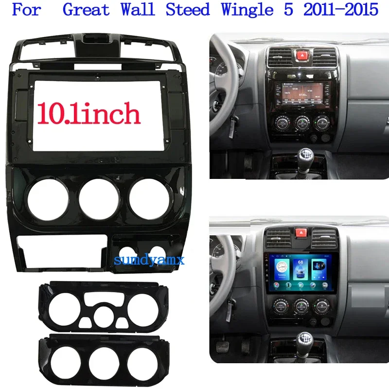10.1 inch 2din Car audio Frame Fasica For Great Wall Wingle 3 Wingle 5 2009-2016 car Radio panel Dash Fitting Panel Kit
