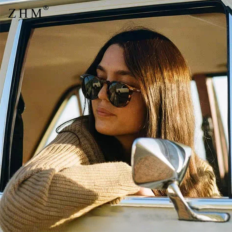 New Retro Polarized Sunglasses Men Women Fashion Small Round Sun Glasses For Male Female Literary Vintage Shades Driving Eyewear