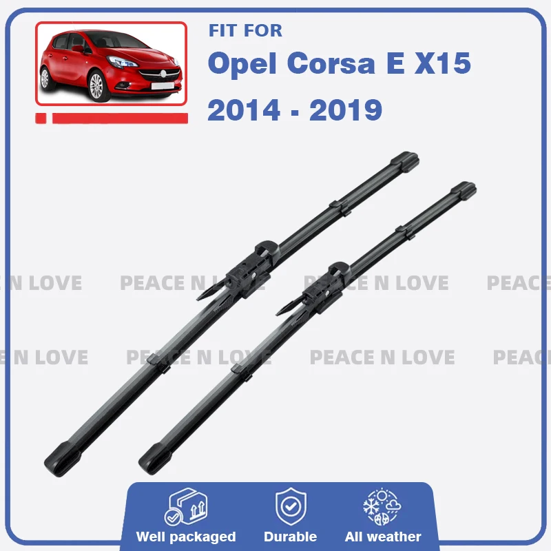 

Windshield Wiper Blades For Opel Corsa E X15 2014 - 2019 Vauxhall Corsa Mk5 Front Windshield Windscreen Accessories 2015 2018