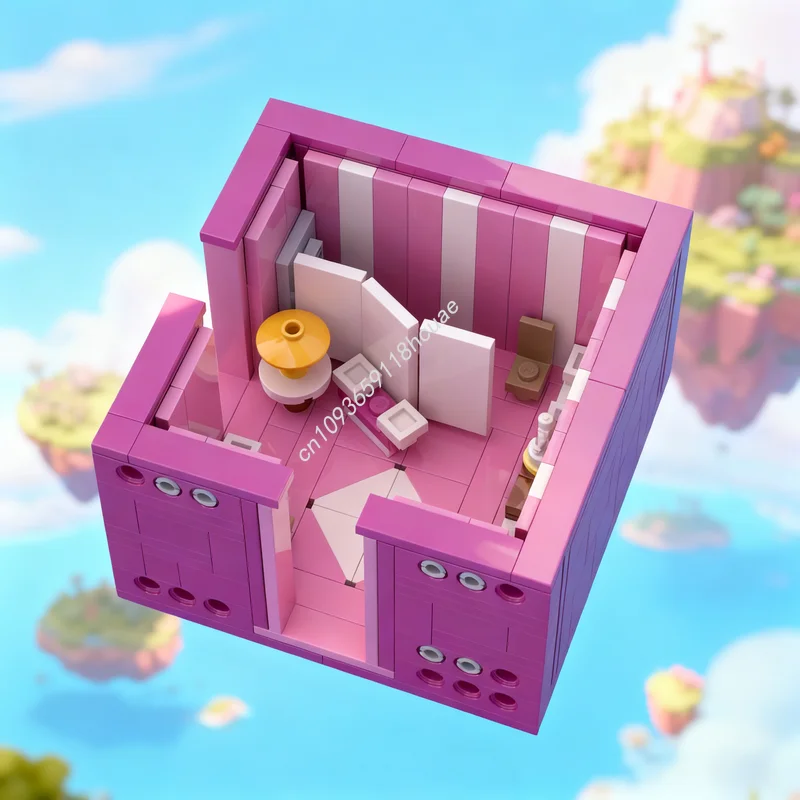 

272pcs MOC Boudoir Blue Prince Icons Model Building Blocks Construction Toy Christmas Gifts Creative Idea Brick Education Kids