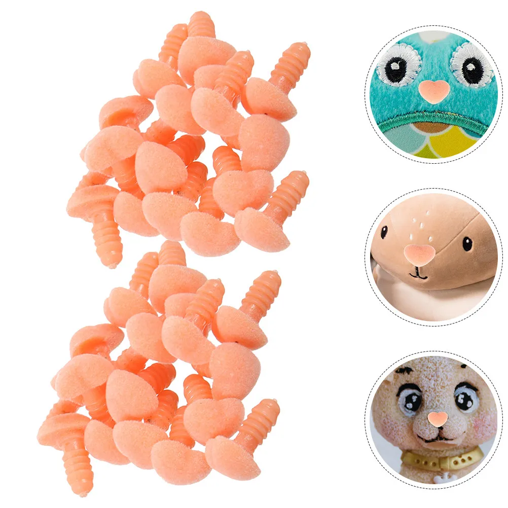 

40Pcs Nose Heart Shaped Safety Nose for Crochet Crocheting DIY Supply Bulk Craft Accessories Crochet Accessories and Supplies