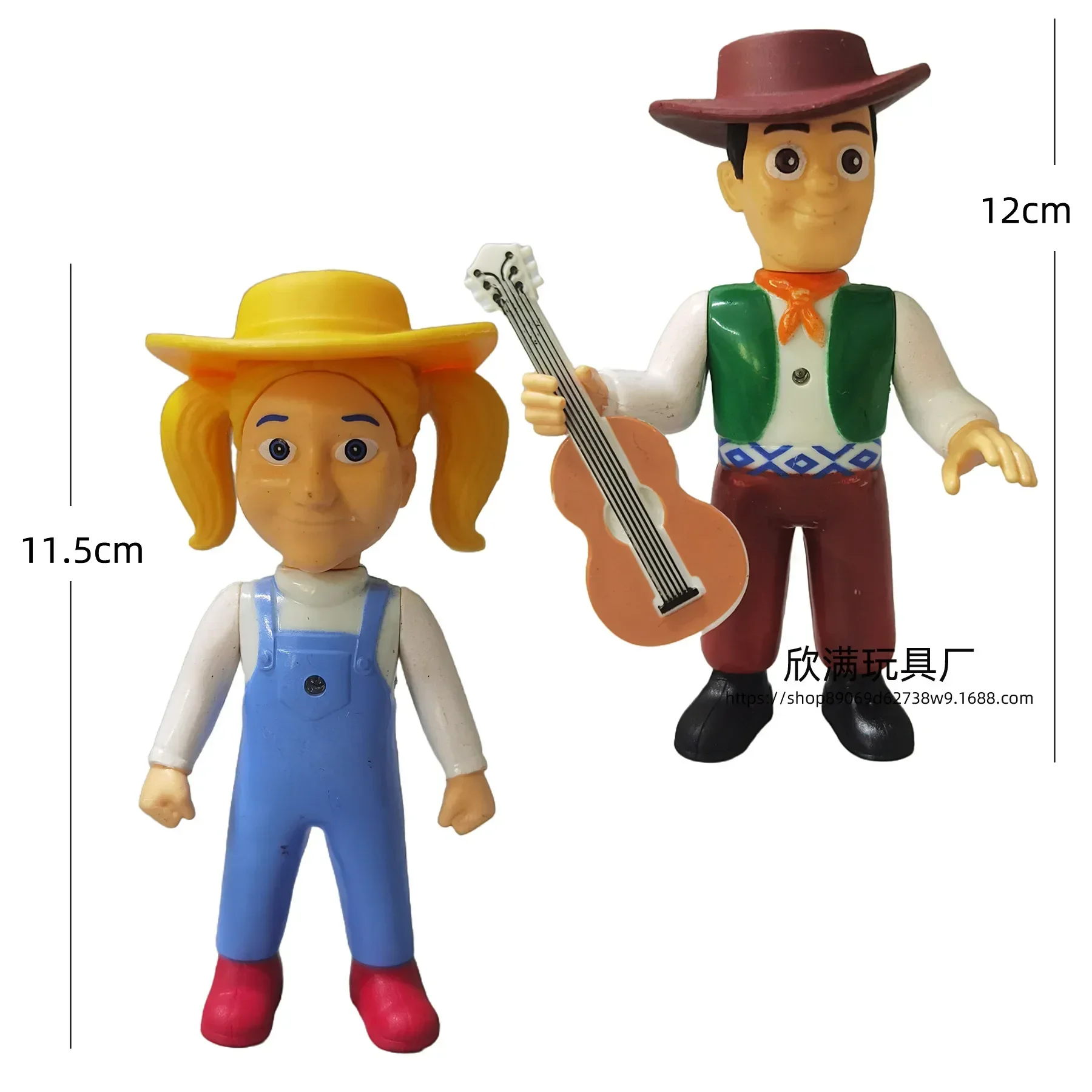 10pcs/set Cute Happy Farm Action Figures La Granja De Zenon Red Barn Barnyard Farm Kids Baby Animals PVC Dolls Toy Set Gifts