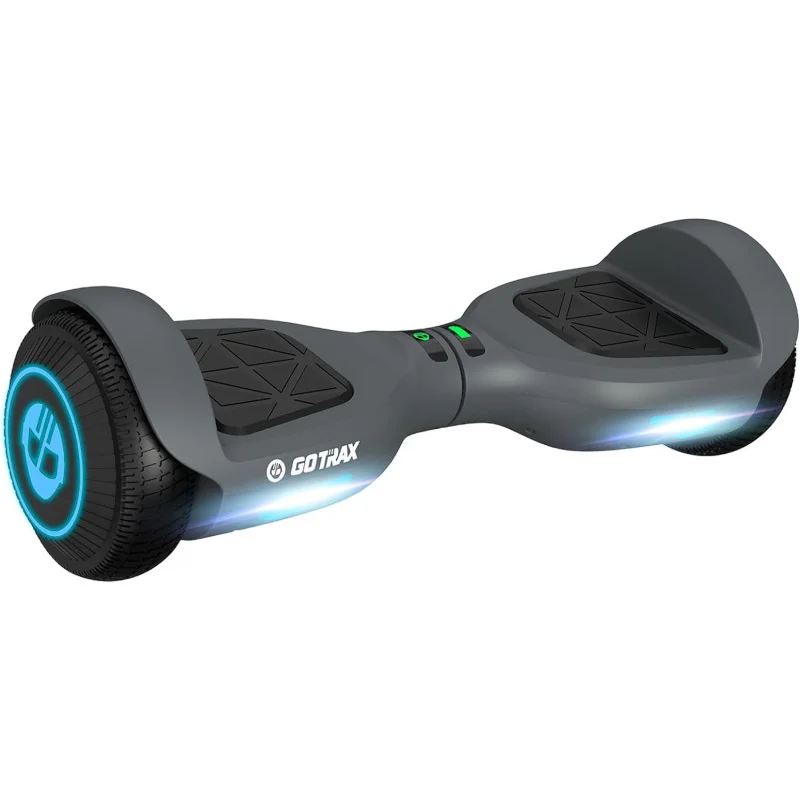 Gotrax-Hoverboard com rodas LED, farol, máximo 4/6 milhas de alcance, potência 6.2mph Dual Brushless Motor, certificado UL2272, 6,5"