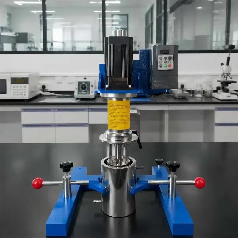 Basket Mill Pigment Resin Dispersing Milling Machine Vertical 1.25L Liquids Agitator Sand Mill Coating Bead Grinding