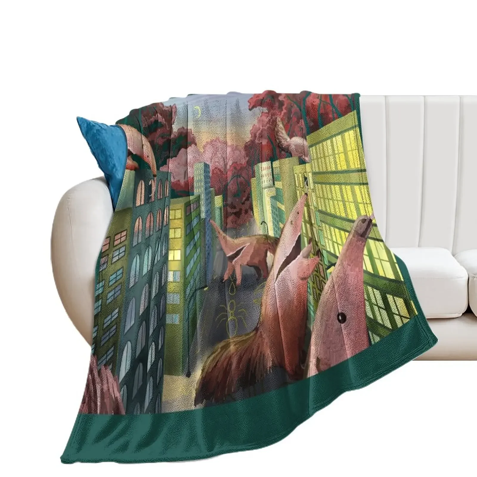 Age of Anteaters Throw Blanket Giant Sofa For Decorative Sofa Hair Blankets