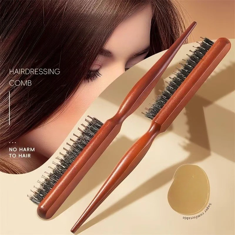 

Пластиковая расческа для волос с пушистыми зубцами, пластиковая ручка, антистатическая, для массажа кожи головы, инструмент для укладки волос парикмахером