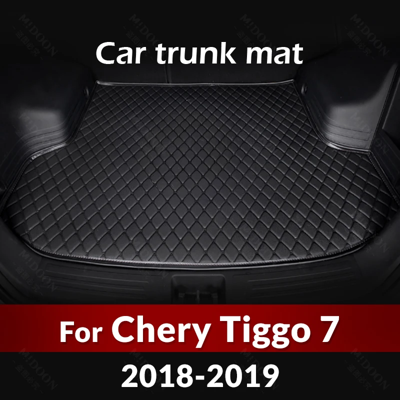 Car Trunk Mat For Chery Tiggo 7 2018 2019 Custom Car Accessories Auto Interior Decoration