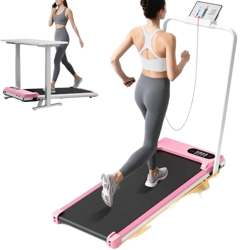 Pink tablet walker electric cross-border household small indoor silent fitness equipment