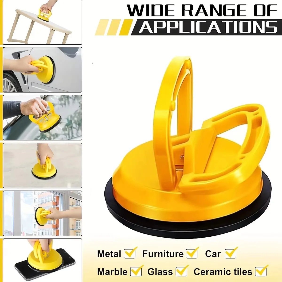 1-Piece Dent Puller, Car Dent Remover Kit, Unpainted Dent Repair for Automotive Dents, Glass, and Ceramic Tiles