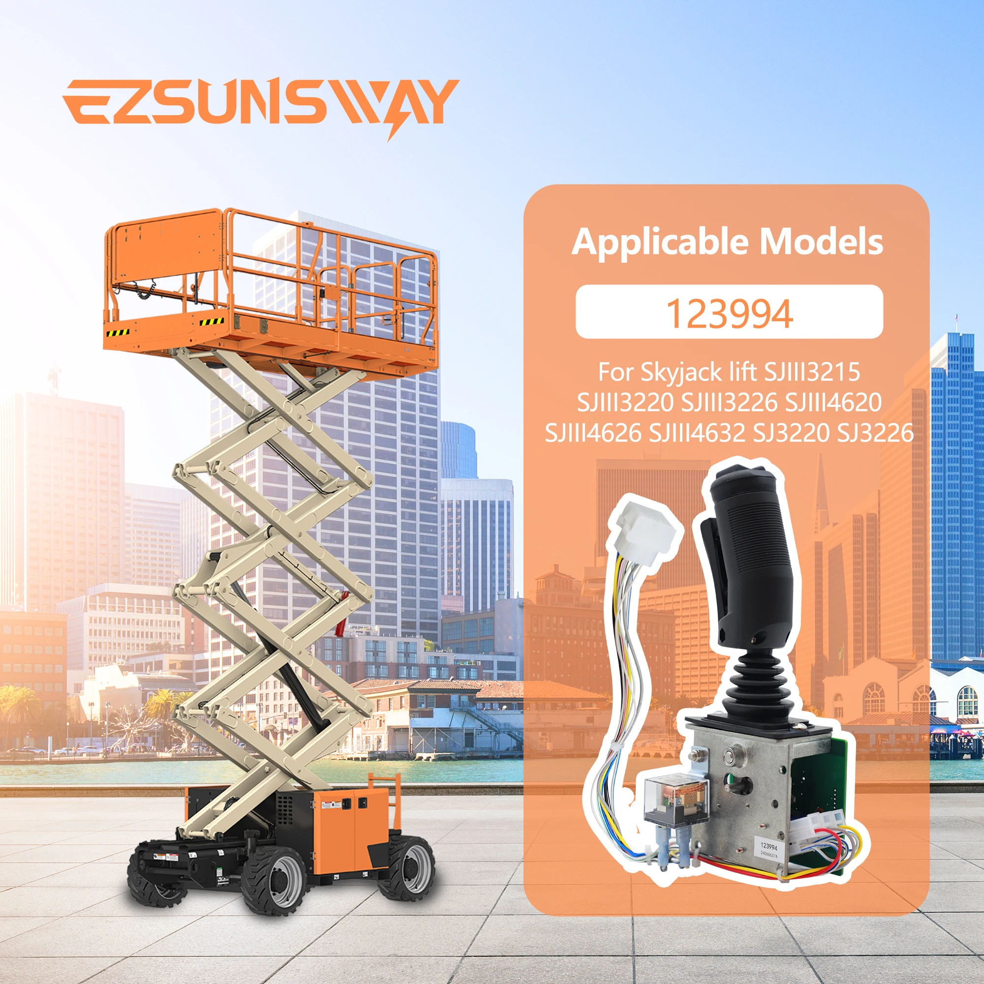 

123994 Joystick Controller for Skyjack Scissor Lift SJIII 3015 SJIII 3215 SJIII 3219 SJIII 3220 SJIII 3226 SJIII 4620 SJIII 4626