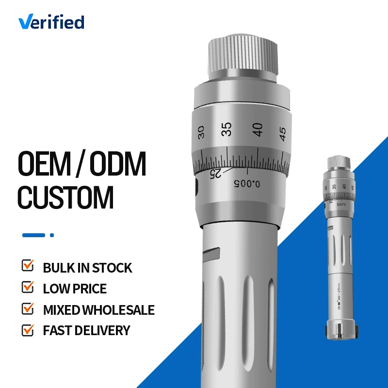 HengLiang High Quality Three-Claw Inner Diameter Micrometer Three-Point Hole Diameter Measurement Tool