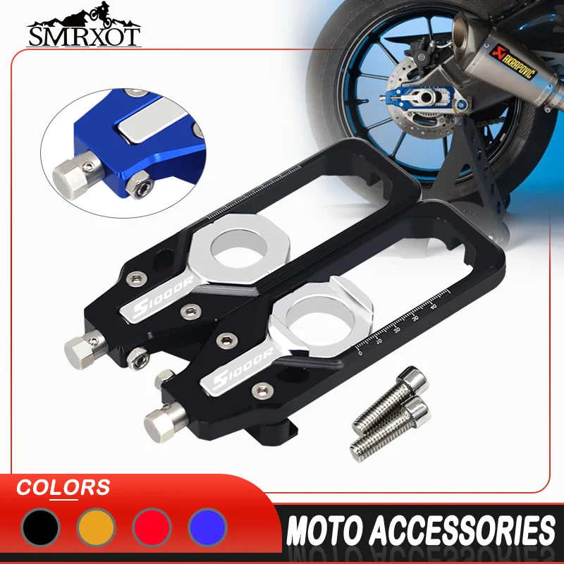 Chain Adjusters For S1000R S1000RR HP4 2018-2024 Motorcycle Rear Wheel Axle Blocks Chain Spool Tensioners Catena s1000r rr