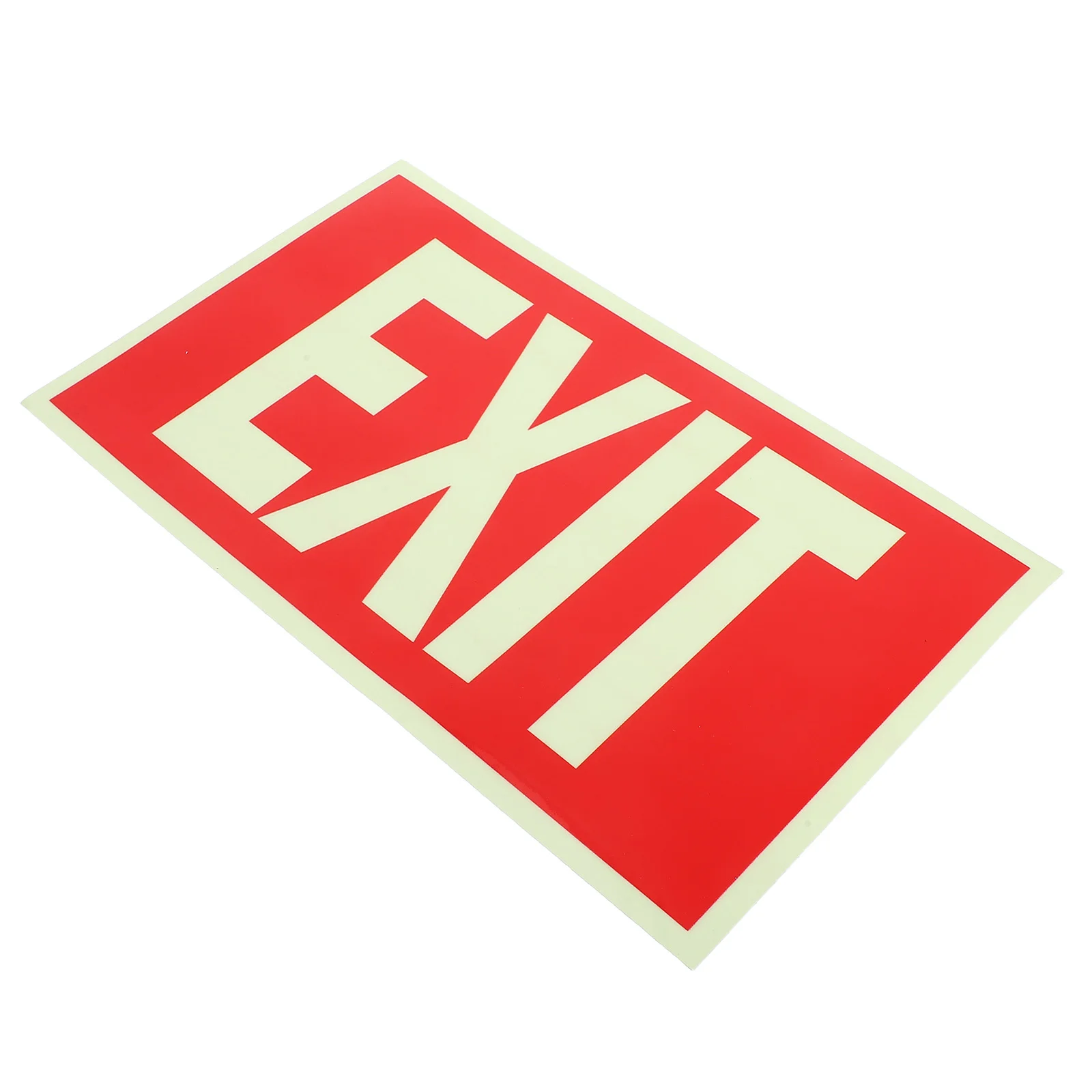 Emergency Exit Sign Sticker Evacuation Lighting Lights Fire Supplies Retail Signs Office