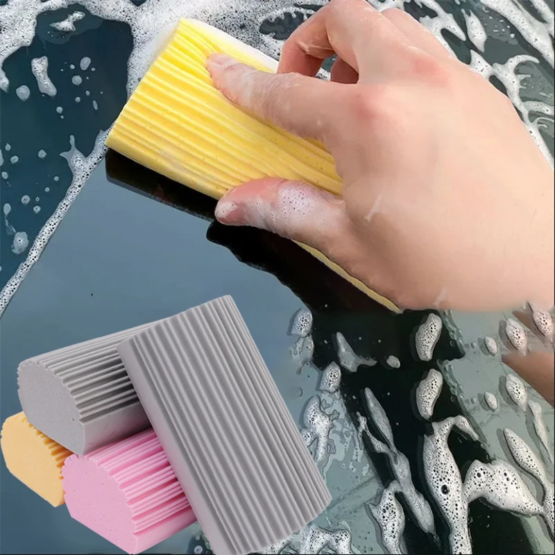 

Car Cleaning Sponge Car Multifunction Damp Clean Reusable High Absorption Eraser Cleaning Sponges Accessories