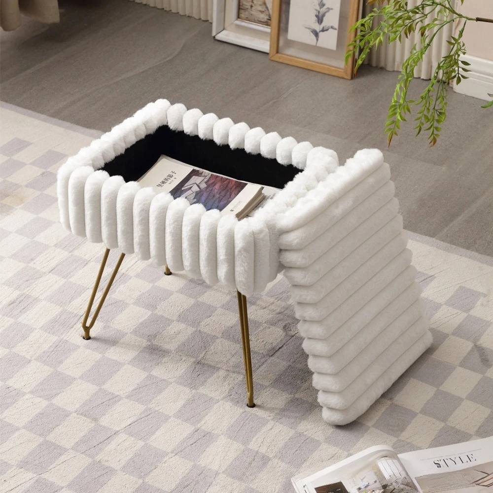 #Dressing stool, storage space, simple bedroom dressing stool, living room shoe changing stool