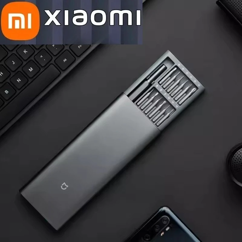Xiaomi Mijia Electrical Precision Screwdriver Kit 2 Gear Torque 400 Screw 1 Type-C Rechargeable Magnetic Aluminum Case Box