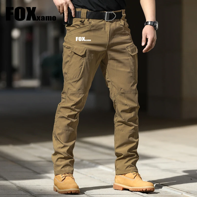 Fox Xamo Cycling City Militaire Tactische Broek Mannen Leger Broek Casual Mannen Wandelbroek Buiten Broek Cargo Waterdichte Broek