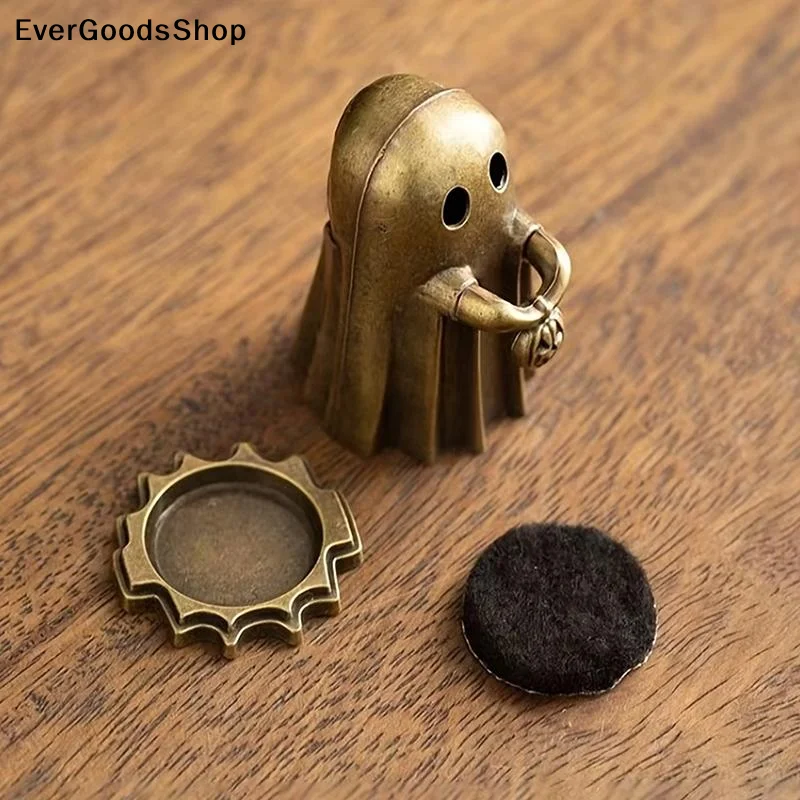 ✦ Ghost Incense Holder Ornament Handheld Pumpkin Desktop Decoration Suitable For Yoga, Meditation, Tea Ceremonies Home Decor