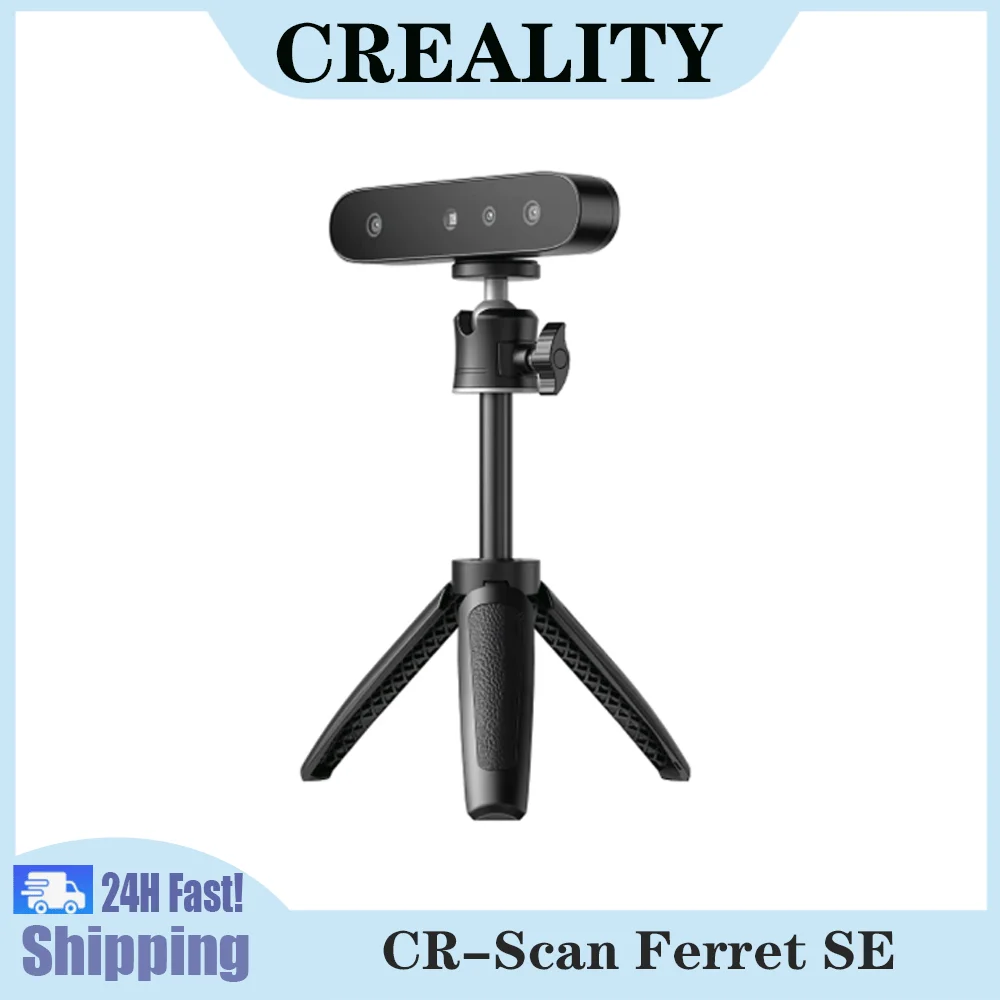 

Creality CR-Scan Ferret SE Portable Handheld 3D Scanner 30FPS Quick Fullcolor Scanning 0.05mm Accuracy 24bit 3D Modeling Device