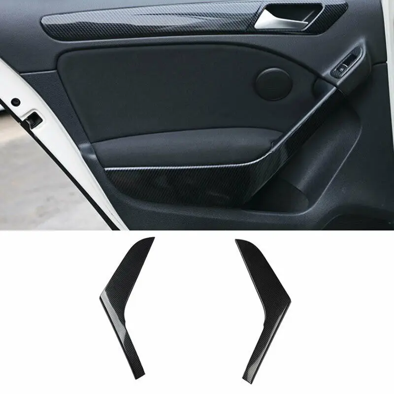 Car Inner Handle Interior Door Panel Pull Trim Cover Left/Right For VW Golf 6 Mk6  11 12 2009-2013  5K4868039A/5K4868040A