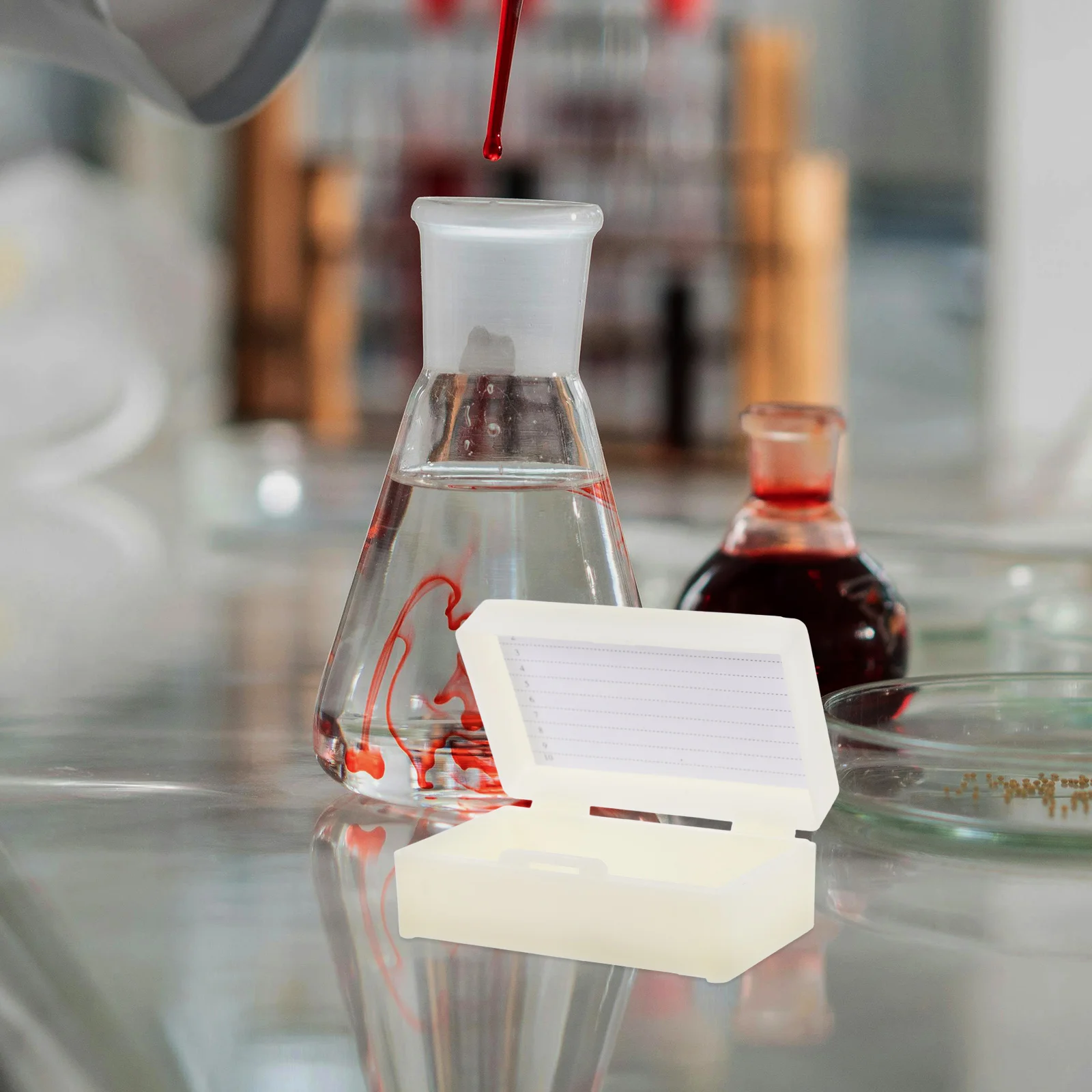 

Microscope Kit Laboratory Storage The Paper Holder Rack Boxes Cabinet Container Accessories