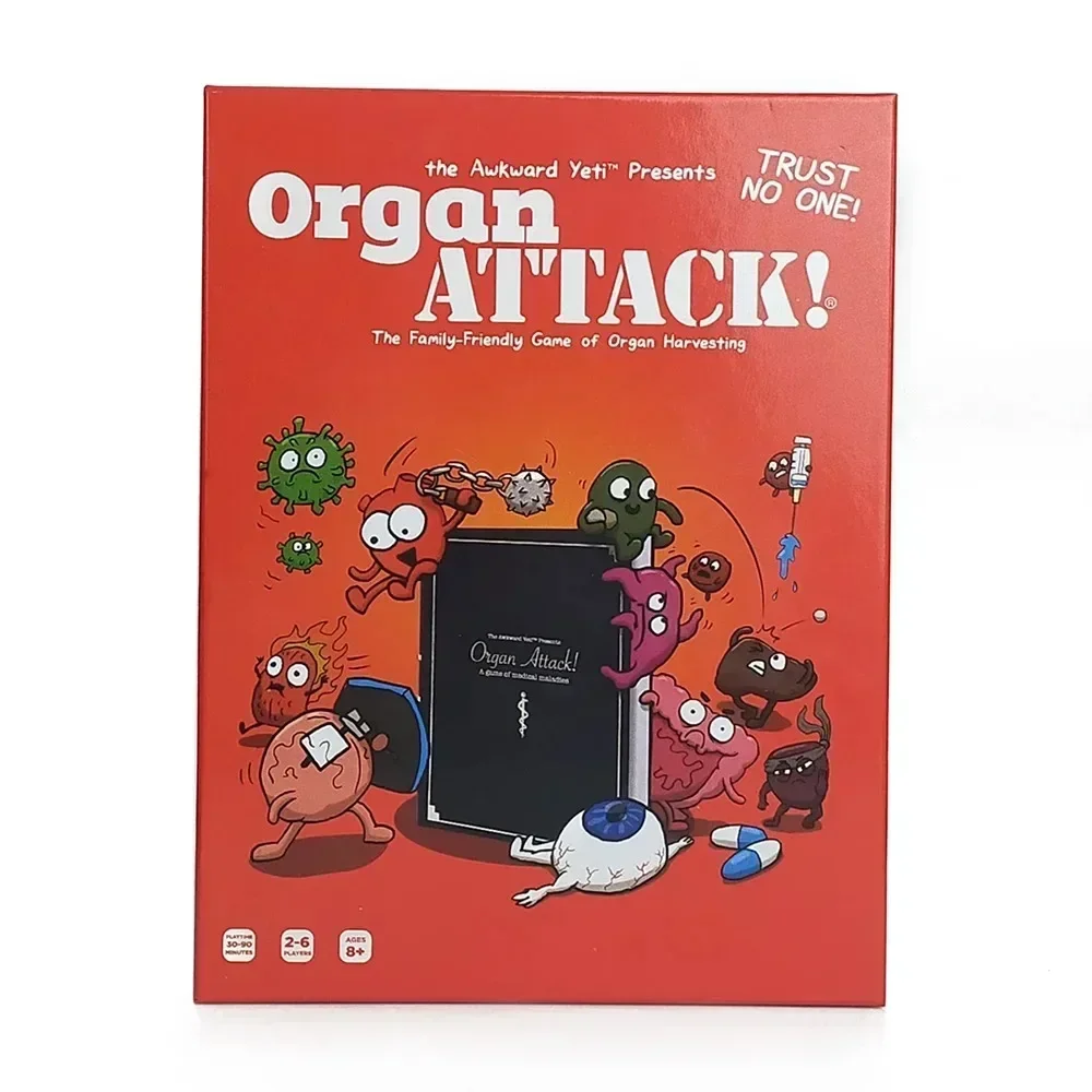 Organ Attack! Human organ attack new board game card card board party game