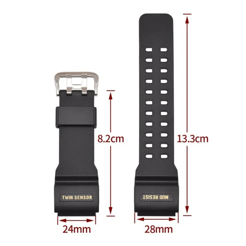 For Casio G-SHOCK GG-1000 GWG-100 GSG-100 Men Replacement Resin Band Sport Waterproof Bracelet Accessories Silicone Watch Strap