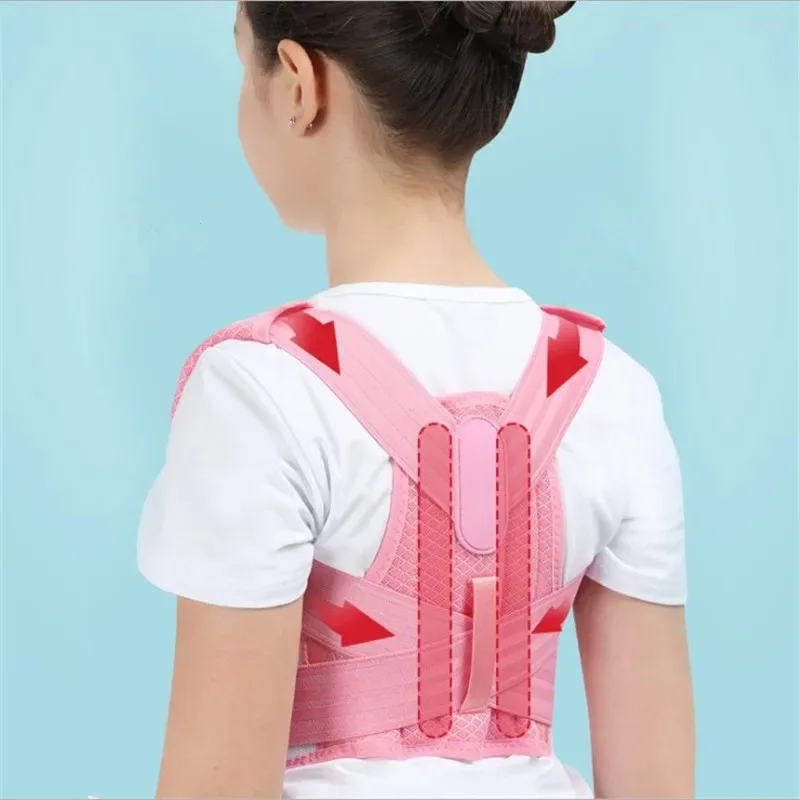 

Adjustable Children Posture Corrector Back Support Belt Kids Orthopedic Corset For Kids Spine Back Lumbar Shoulder Braces Health