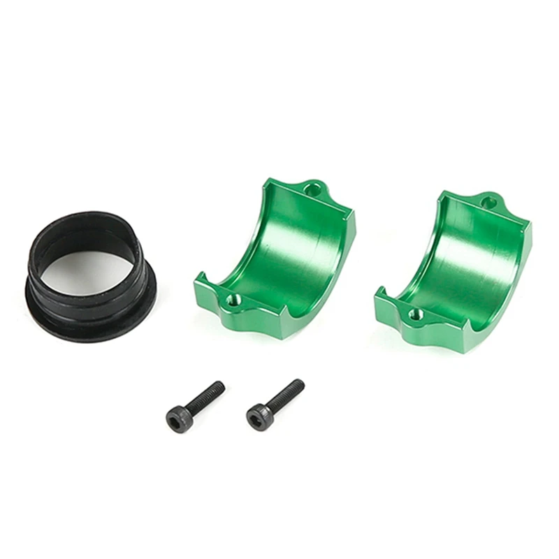 CNC Metal Resonance Tube Clamp Kit For 1/5 Hpi Rofun Baha Rovan King Motor Baja 5B 5T 5Sc Rc Car Racing Toys Parts