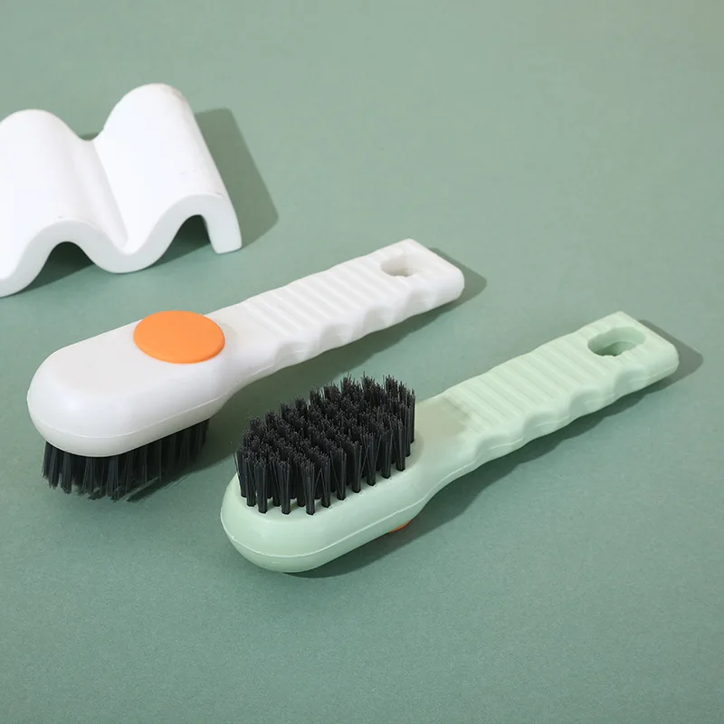 Soft Bristled Liquid Shoe Brush Multifunction Cleaning Brush Long Handle Brush Shoe Clothing Board Brush Household Cleaning Tool