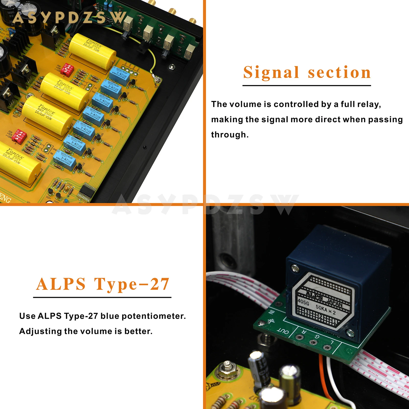 تمرير PL20 HIFI 2.0 مضخم صوت ستيريو أحادي الطرف من فئة A MOSFET مع 4 طرق في