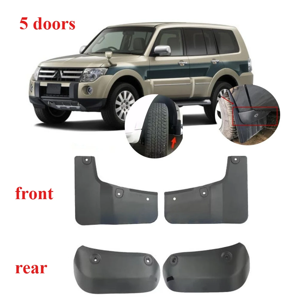 

1 шт., задний или передний брызговик для Pajero V90 7654A005 2007-2020, рама грязного брызговика на колесах для Montero v97, только для 5 дверей