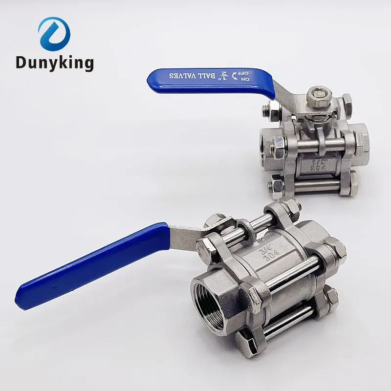 1pcs SS 304 Stainless Steel Ball Valve BSP 1/4