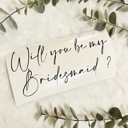 Personalized Sticker Wedding Bridesmaid Gift Stickers Gift Bag Party Favor Custom Name Vinyl Decals Bridal Party Souvenirs