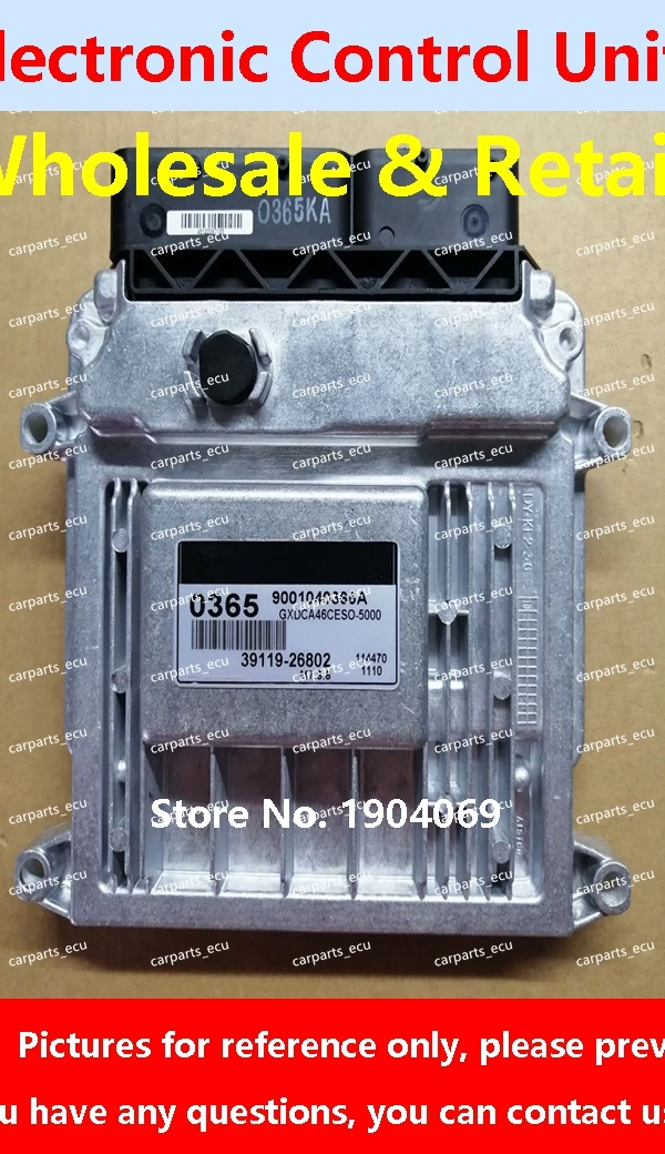 

39119-26801 0363 ECU 39119-26800 949/39119-26803 Y6F For Hyundai Elantra KIA Car Engine Computer Board/M7.9.8 39119-26802 0365