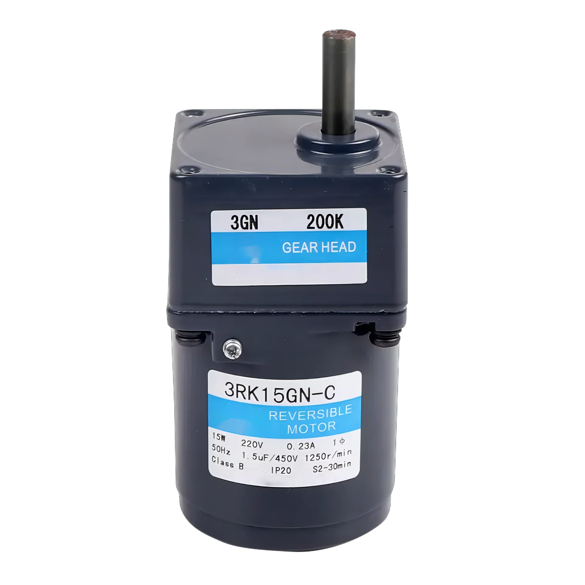 3IK 3RK High Torque Ac Motor 15W 70mm Flange Size Gearbox Ratio 3k to 750k with Speed Control Function AC Induction Motor