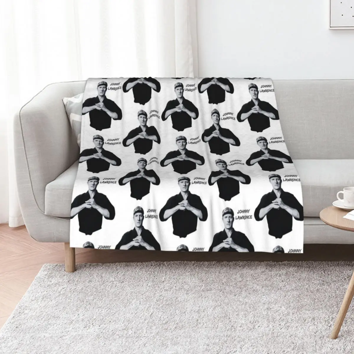 Johnny Lawrence Season 4 In Look Throw Blanket Hair heavy to sleep Soft Plush Plaid Vintage Polar Decorative Throw Blankets