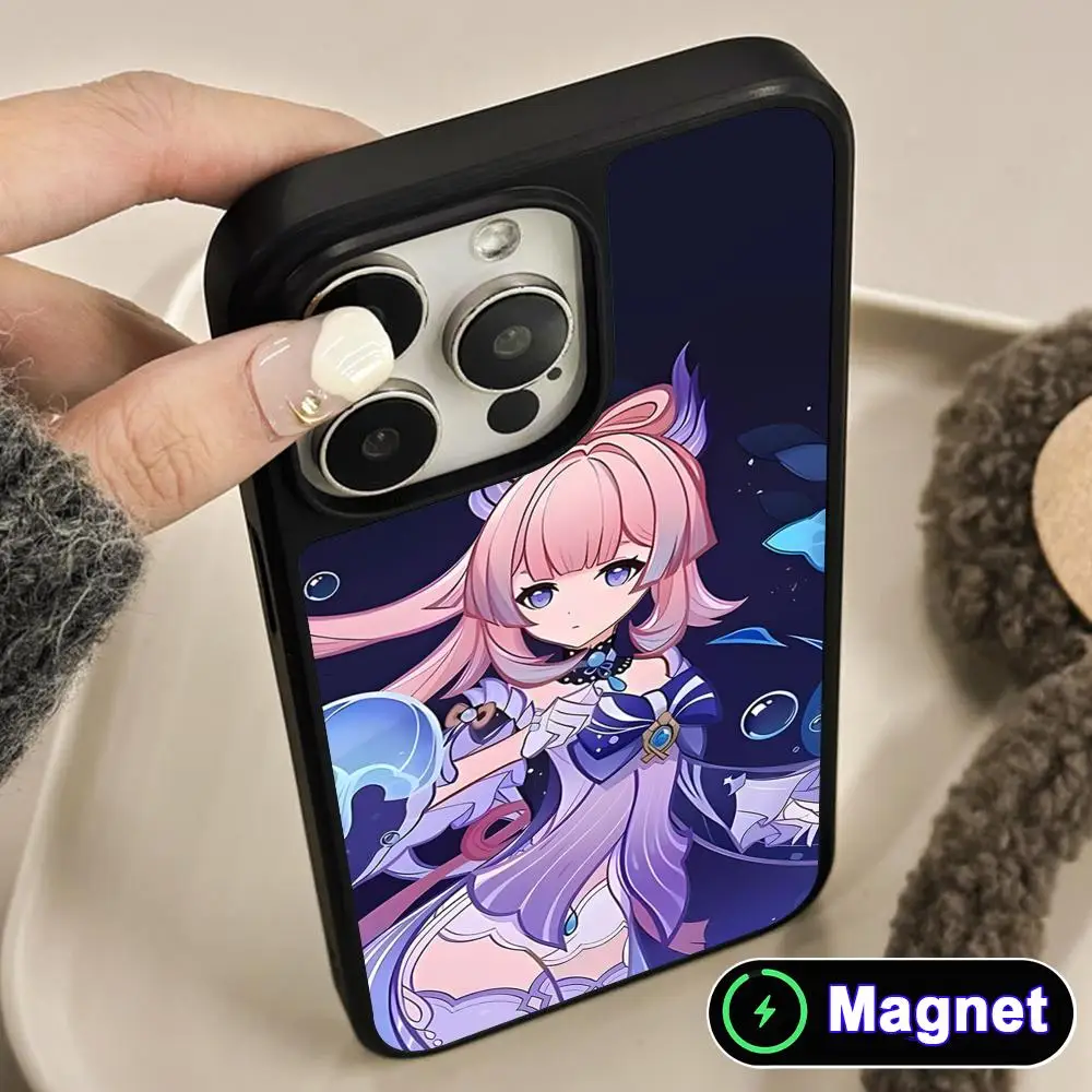 

Game GI Kokomi Phone Case for iPhone 17 16 15 14 13 12 11 Air Pro Max Plus Matte Surface Magsafe Cover