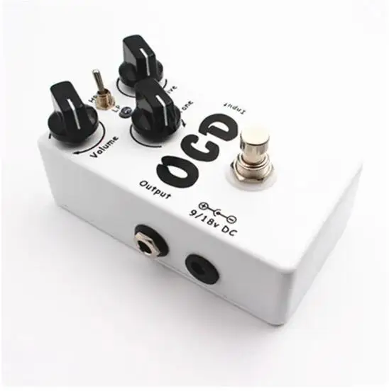 Akcesoria gitarowe klon Fulltone OCD pedał gitary Overdrive obsesyjno-kompulsywny napęd (OCD) pedał świetny dźwięk pedał de guitarra