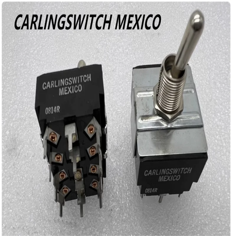

2 PCS CARLING SWITCHMEXICO USA 10A 250VAC 2nd gear twisted pair switch