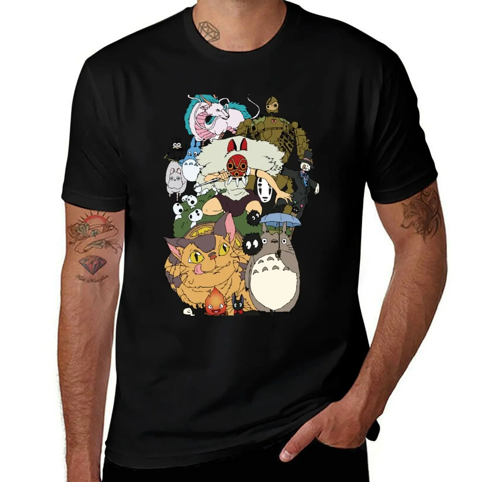 

Anime Characters From Anime Movie T-Shirt aesthetic clothes korean fashion graphic tee shirt clothes for men