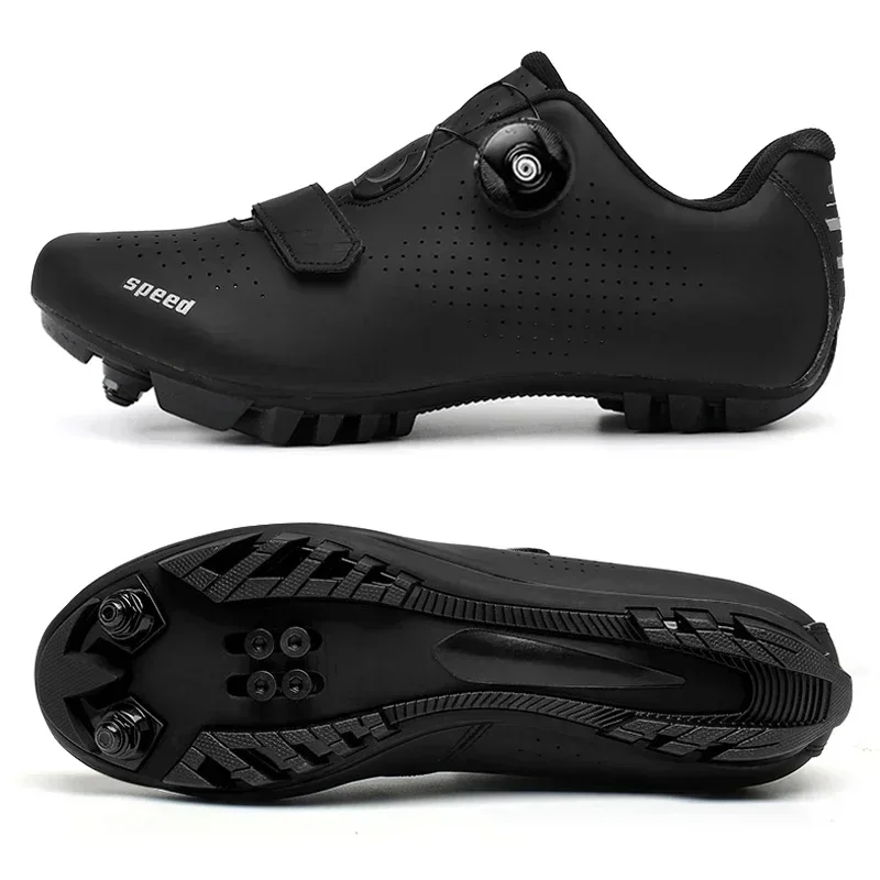 Chaussures de VTT unisexes, chaussures de cyclisme MTB pour hommes, chaussures de vélo avec crampons pour hommes, chaussures de vélo de montagne pour femmes