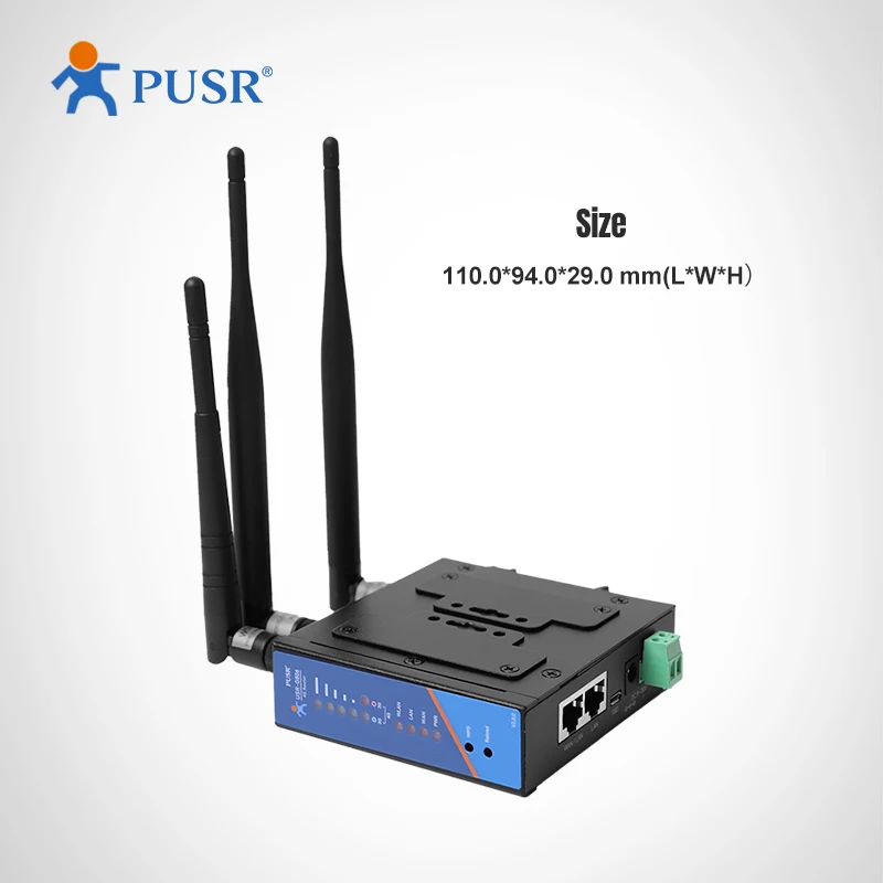 USR-G806-A نسخة أمريكا الشمالية جهاز توجيه LTE صناعي 3G/4G مع PTCRB &ATT يدعم OpenVPN
