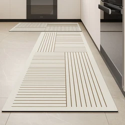 Tappeto per tappetino da cucina tappetino in Pvc antiscivolo assorbente tappetini per piedi di fango di diatomee assorbente d'acqua asciugatura rapida Alfombra De Cocina