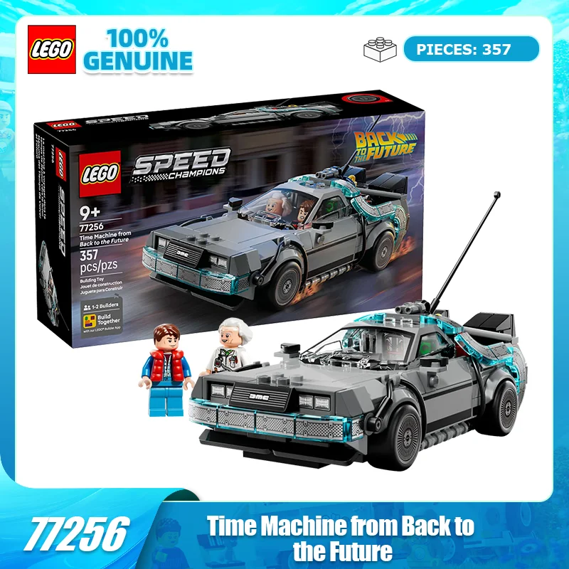 

LEGO Building Blocks Racing Series 77256 Back to the Future Time Machine Boys' and Children's Toys New Year Gifts