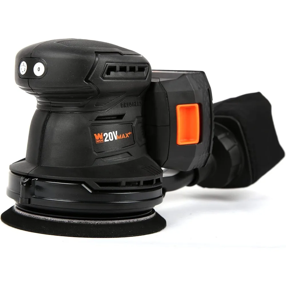 

Cordless Orbital Sander Brushless with 5-Inch Random Orbit Pad,20V Max 2.0 Ah Lithium-Ion Battery and Charger