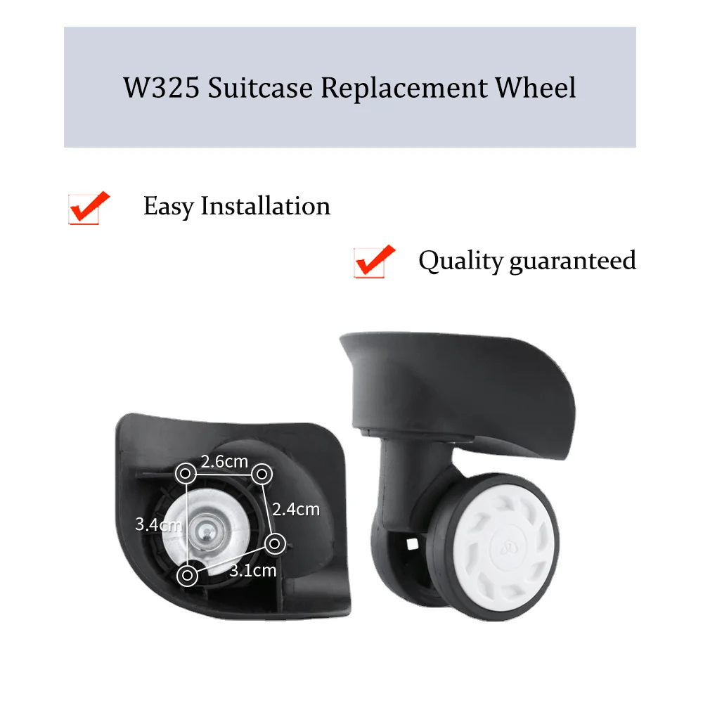 Suitable for president Lingxiu luggage suitcase wheel accessories universal wheel trolley handle wheel replacement and repairing