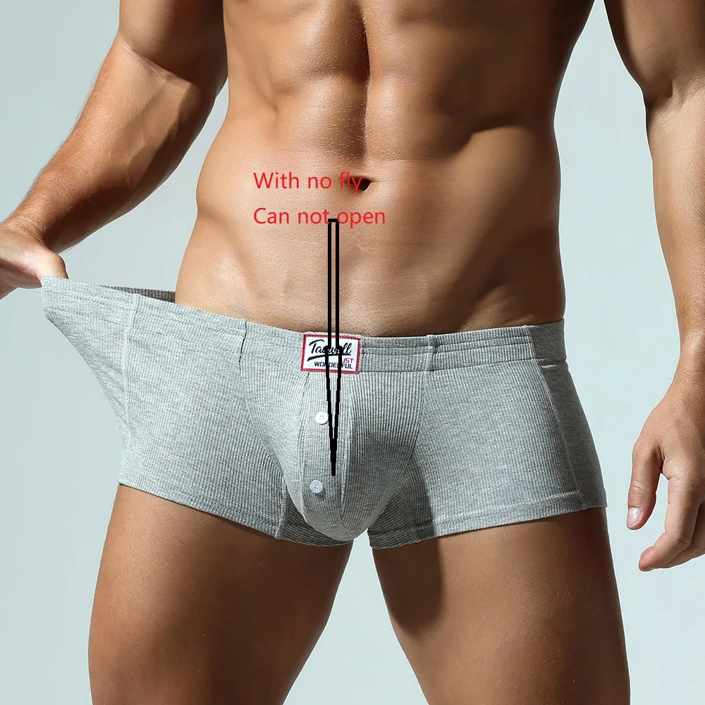 2024 NEW COMING TAUWELL VERY SOFT CAUTION BOXER BRIEFS UNDERWEAR WITH NO FLY